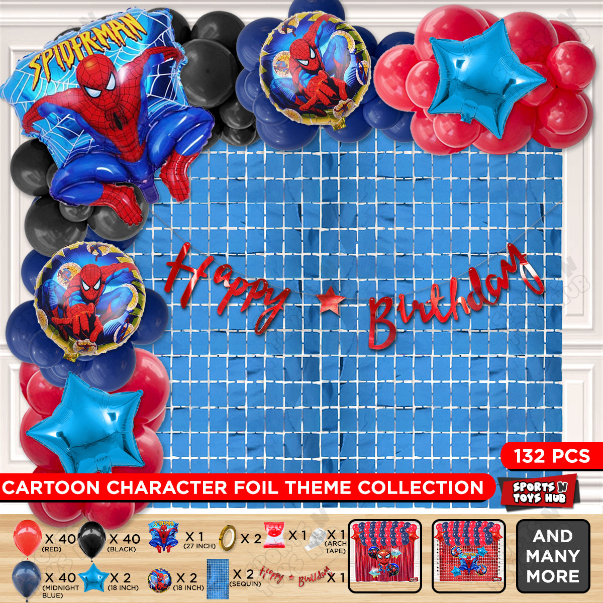 Spider M@n Cursive Banner Arch Theme Collection