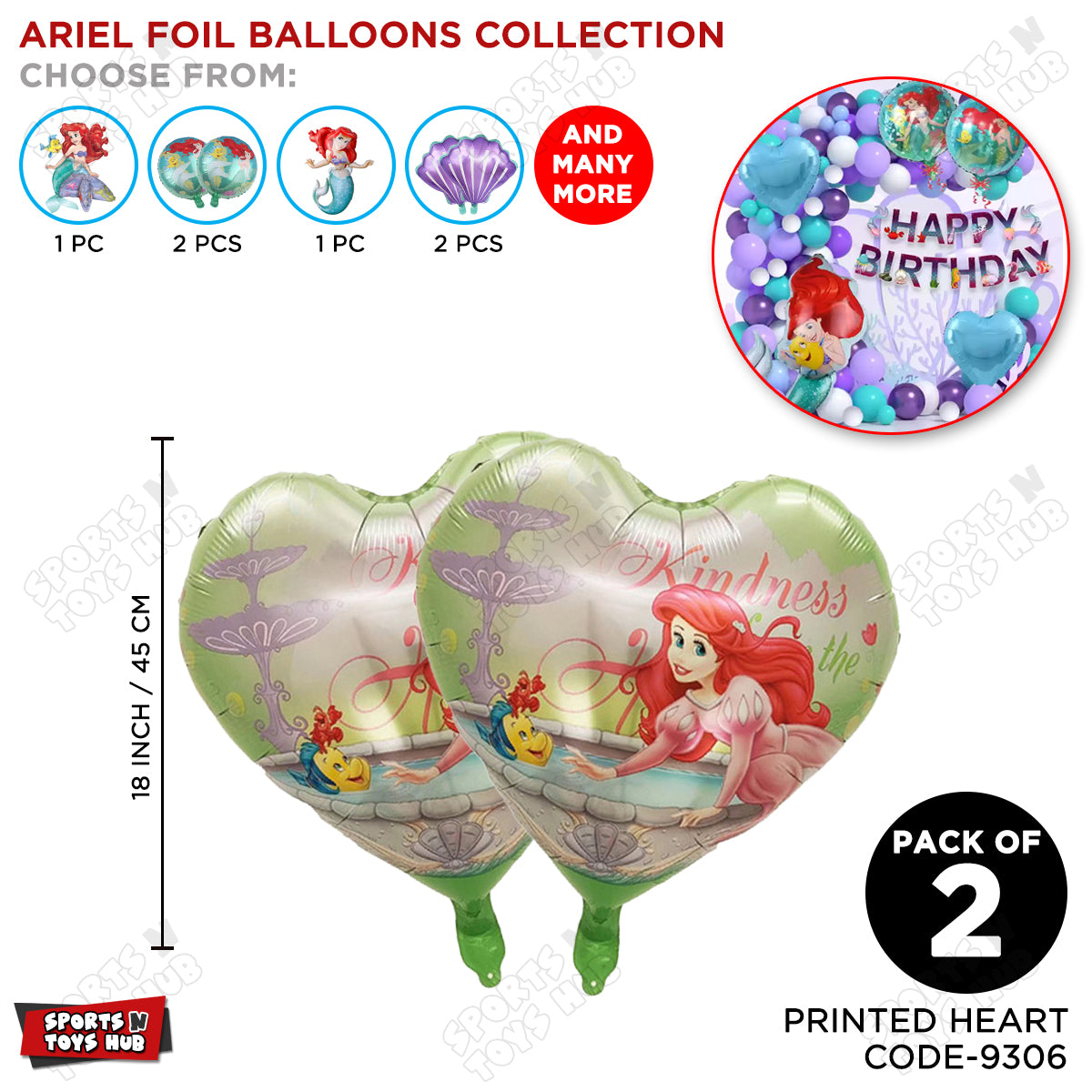 @riel Princess Face Round Foil Balloon
