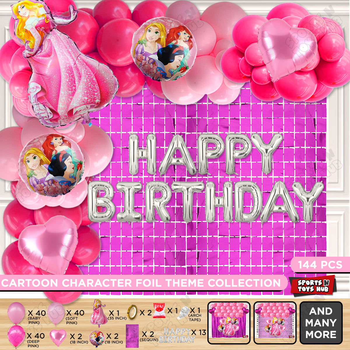 Sleeping Be@uty Foil Letter Arch Theme Collection