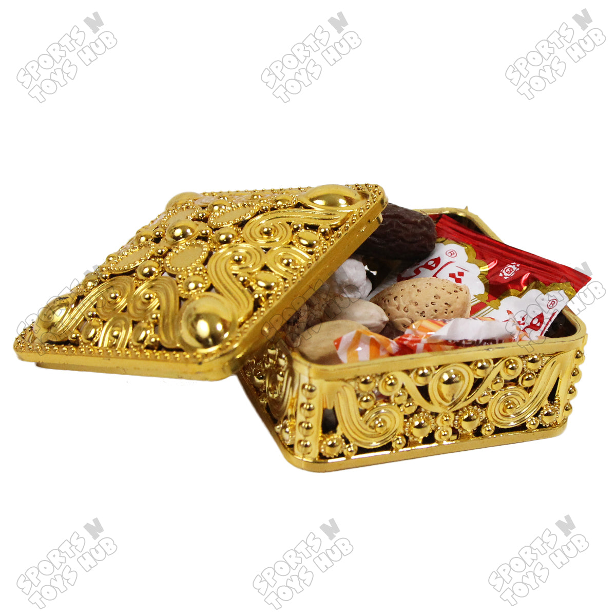 Plastic Square Shape Favor Gift Bid Box - Pack 12