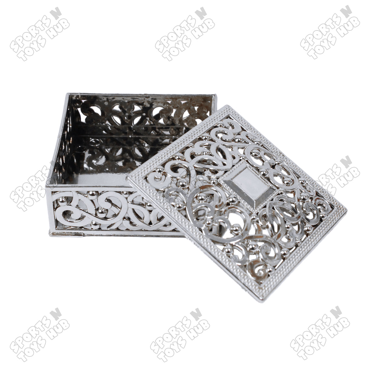 Plastic Hollow Style Favor Candy Plastic Gift Box - Pack 12