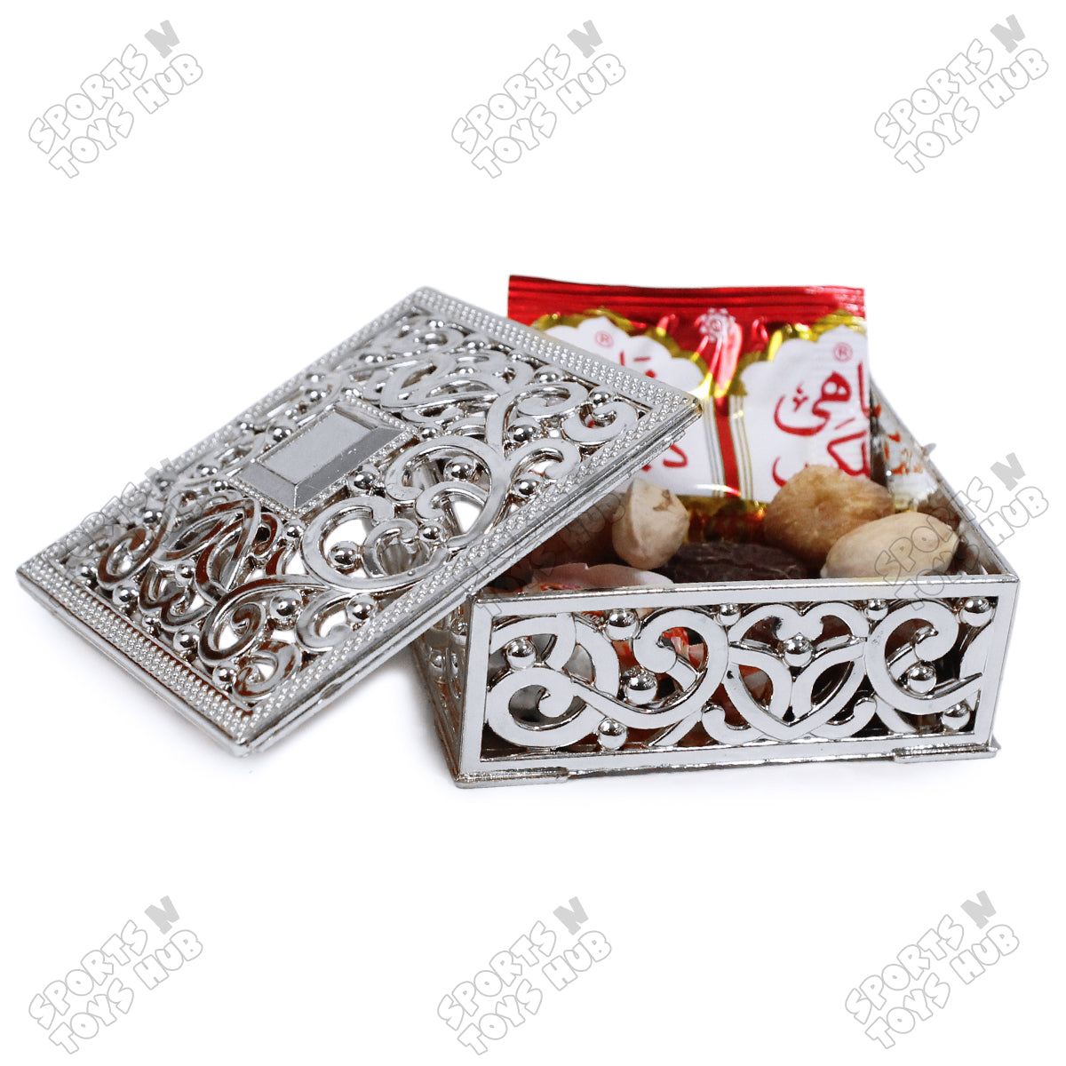 Plastic Hollow Style Favor Candy Plastic Gift Box - Pack 12