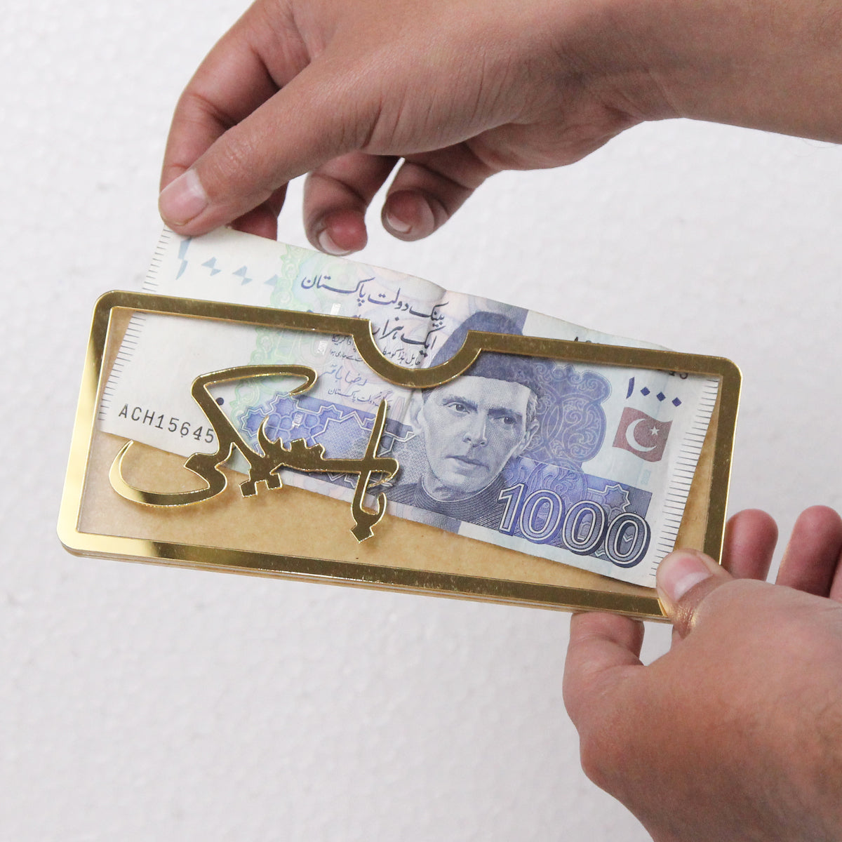 Baat Pakki Acrylic Money Envelope