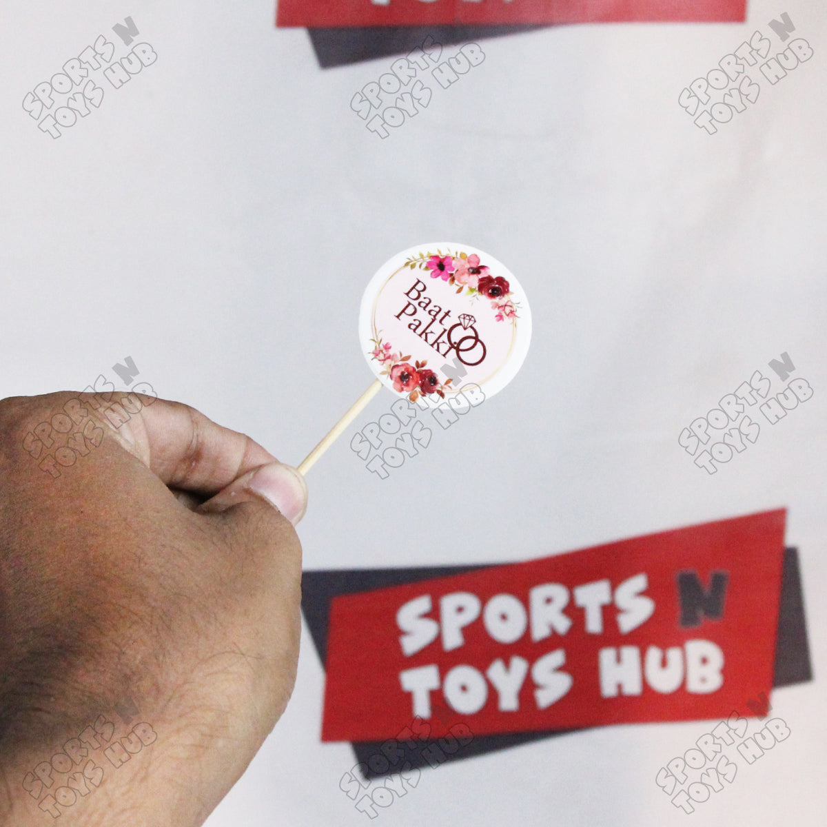 Baat Pakki Sweet & Cup Cake Toppers - Pack Of 12