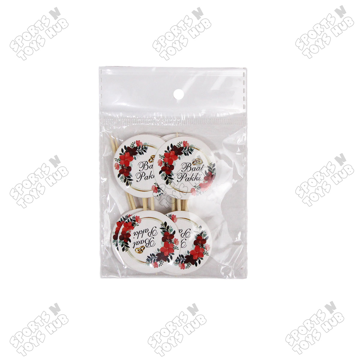 Baat Pakki Cup Cake & Sweet Toppers - Pack Of 12