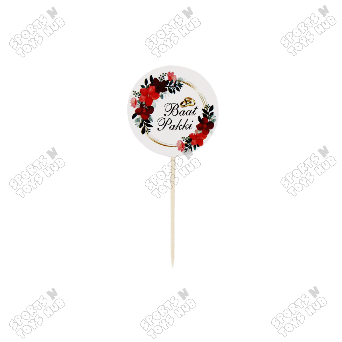 Baat Pakki Cup Cake & Sweet Toppers - Pack Of 12