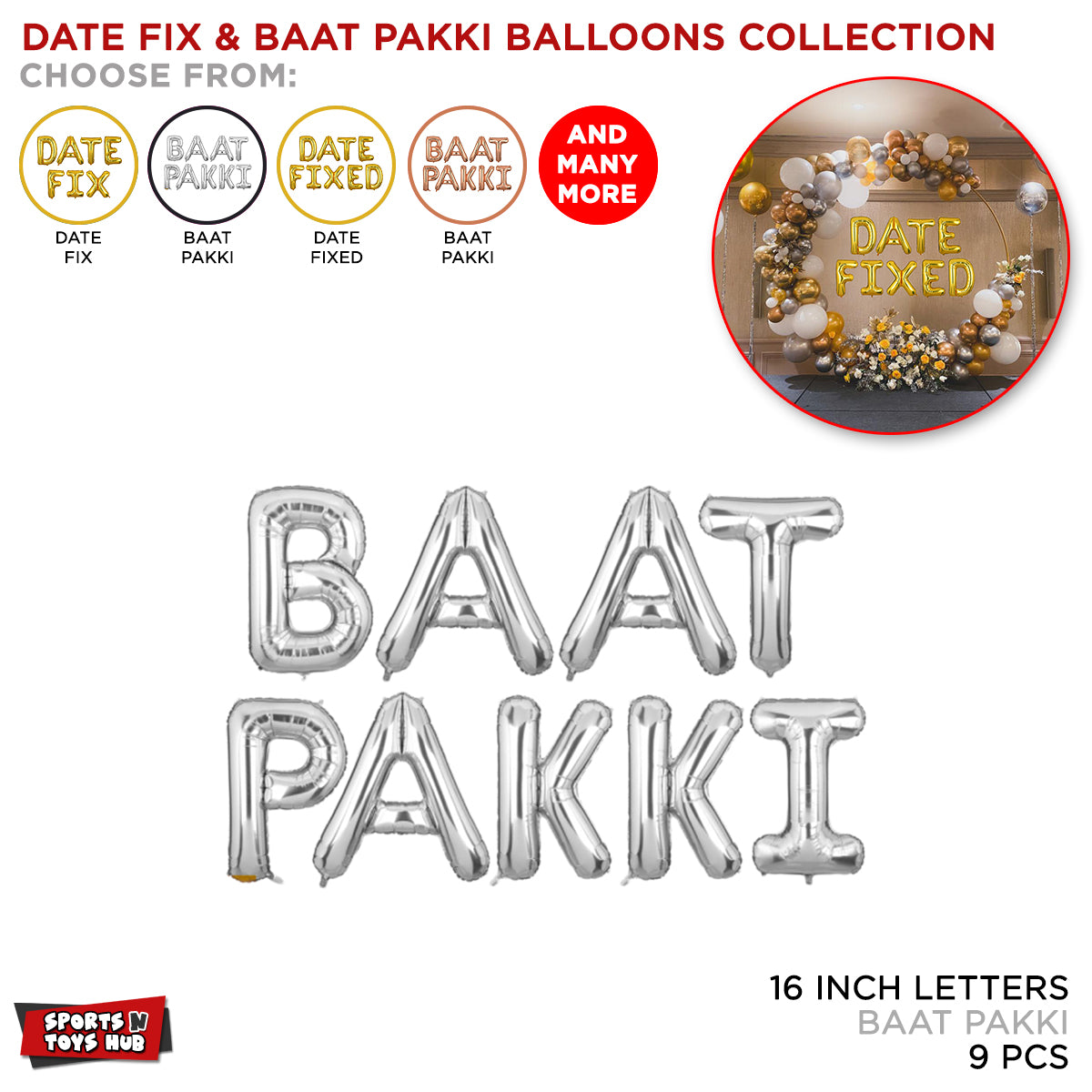 Baat Pakki Foil Letter Collection