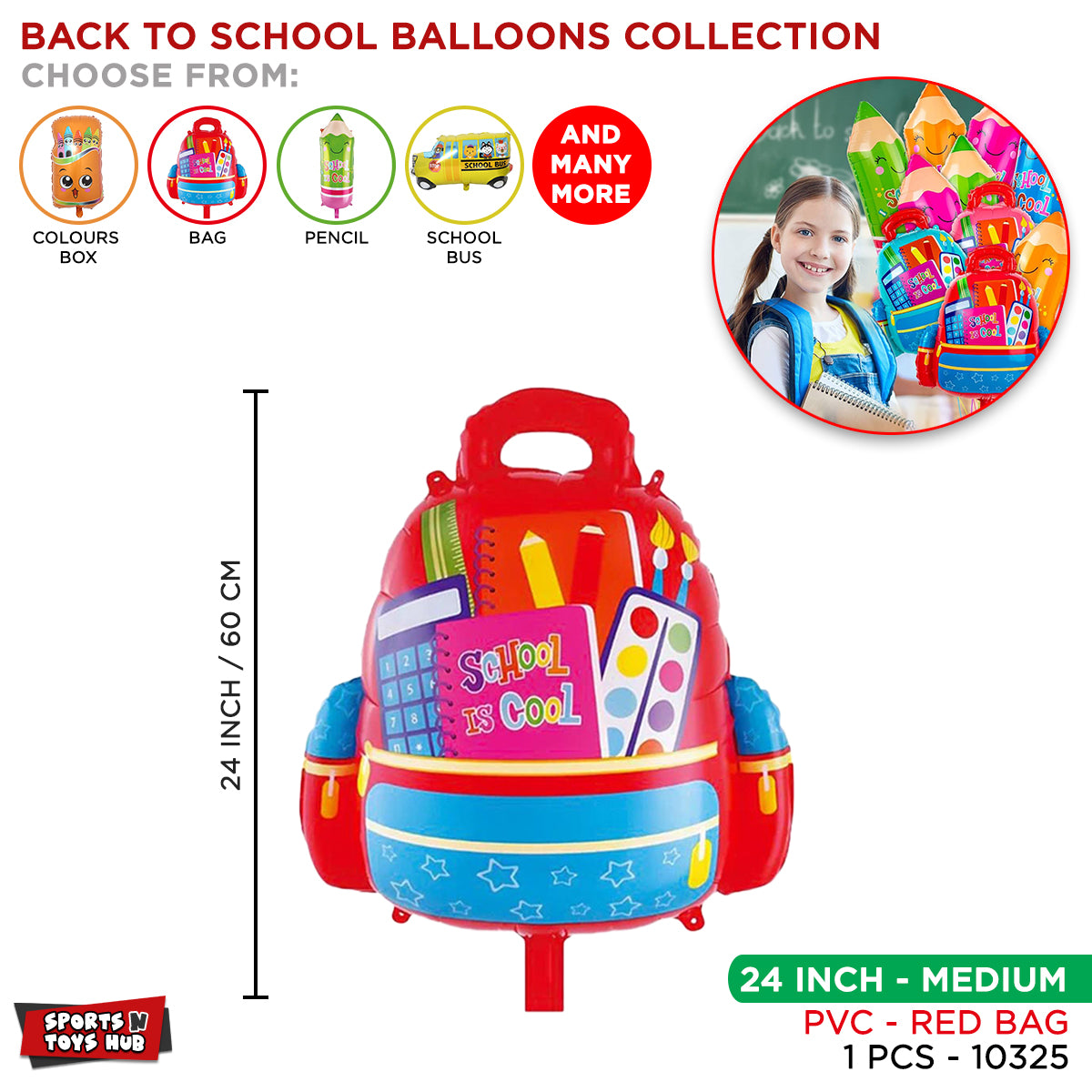 Back To School Foil Balloons Collection