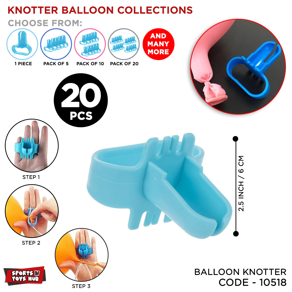 Balloon Knotter Tying Tool Collection