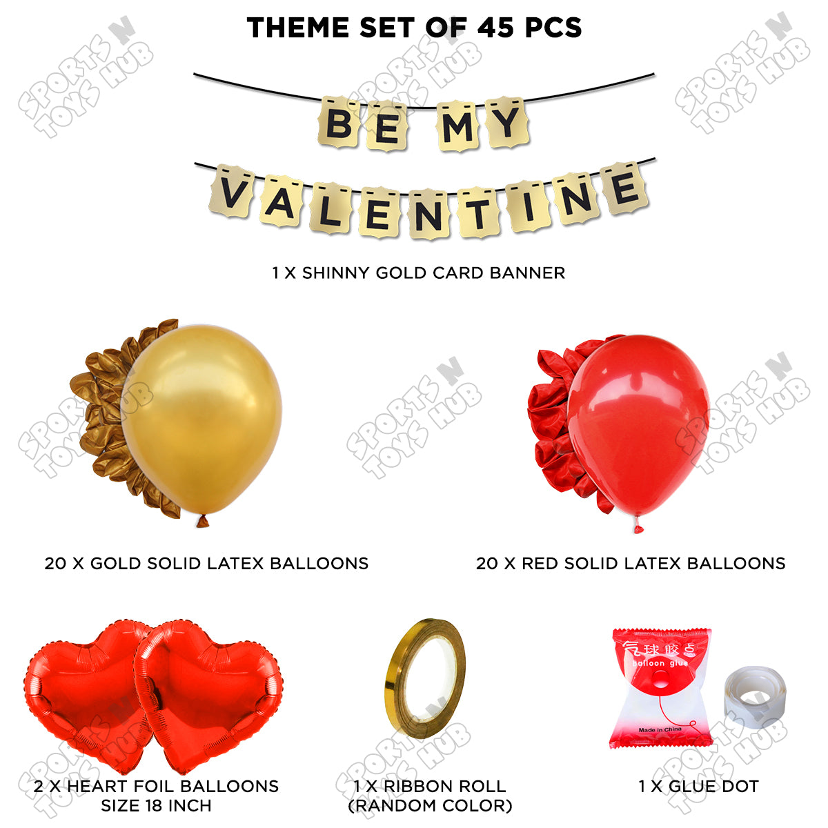 Be My Valentine Card Banner Theme Collection