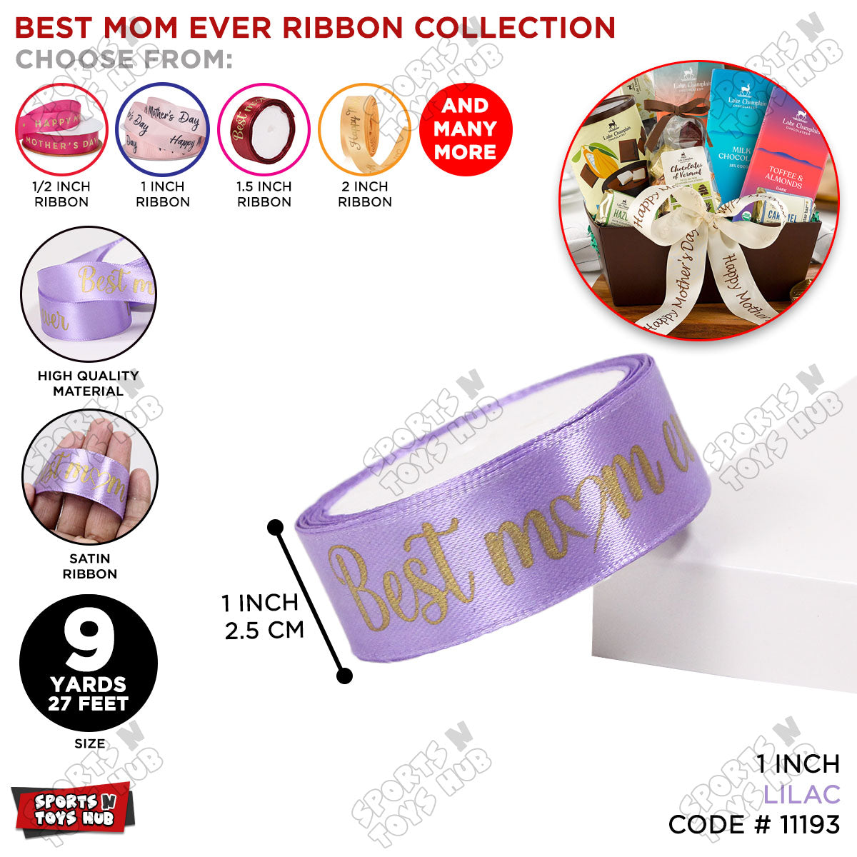 Best Mom Ever Printed Ribbons Collection