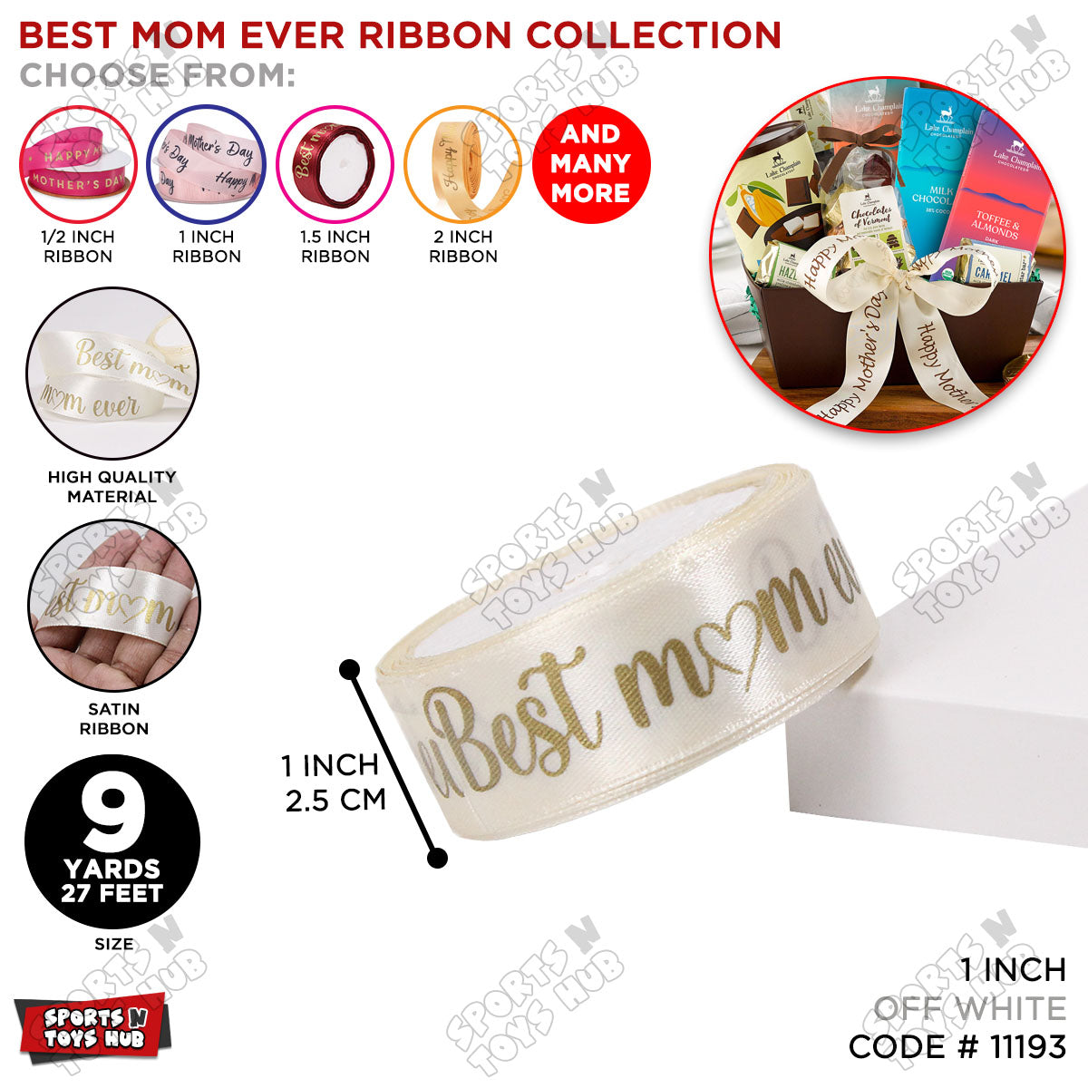 Best Mom Ever Printed Ribbons Collection