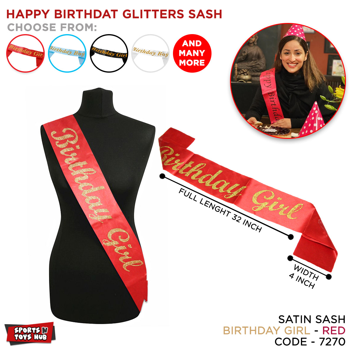 Birthday Girl Sash Collection