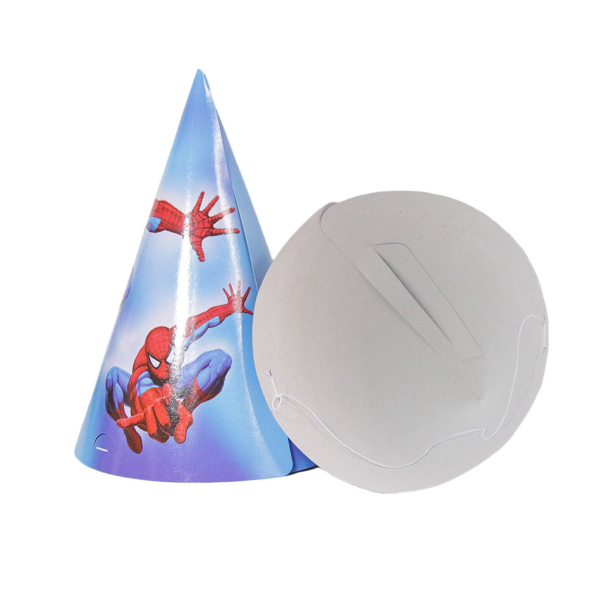 Spider - M@n Cartoons Characters Caps - 6 Pcs