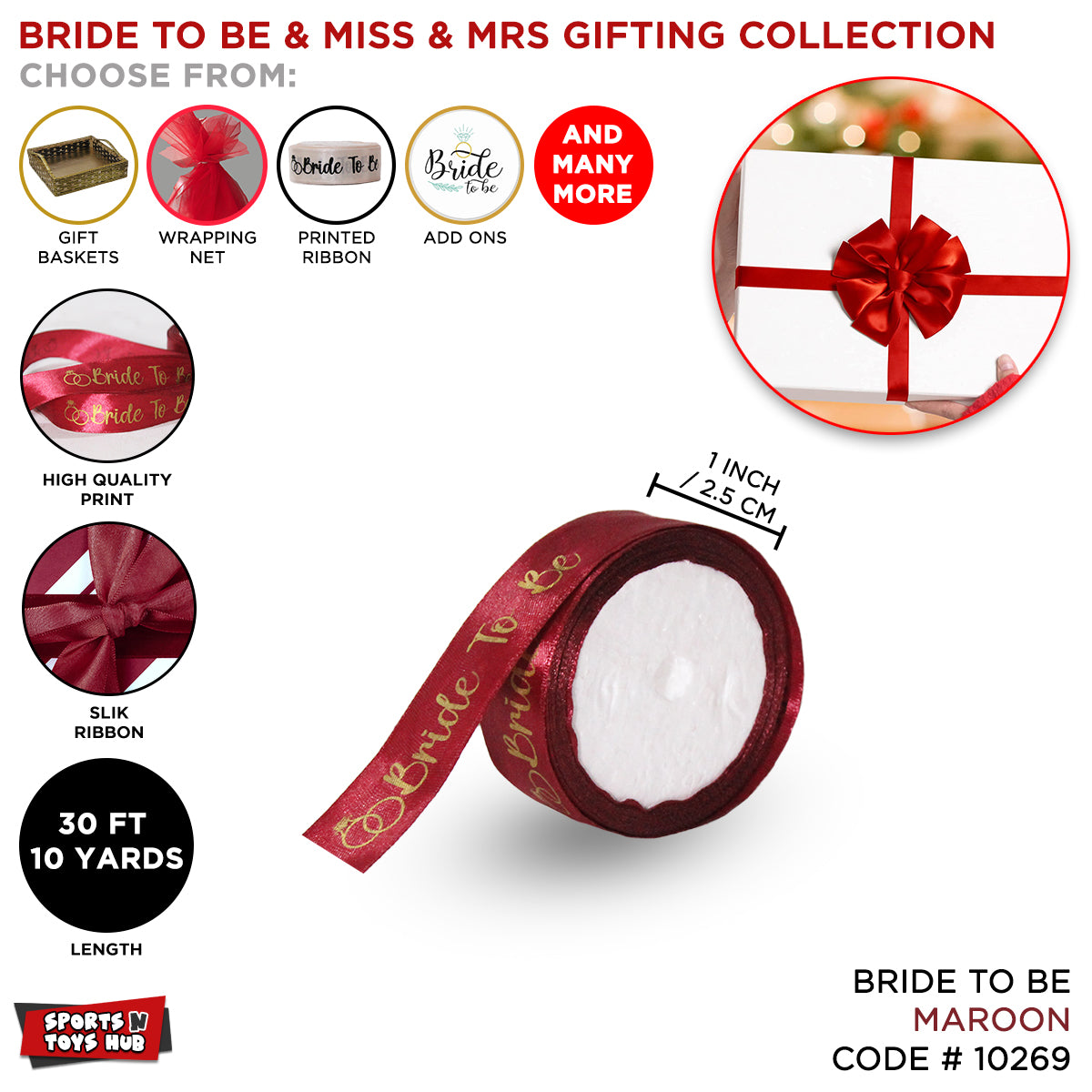 Bride To Be Ribbons Collection