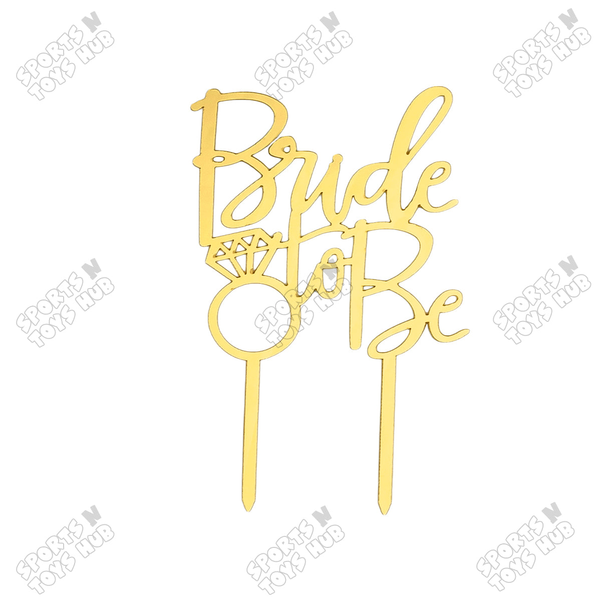 Bride To Be Acrylic Cake Topper