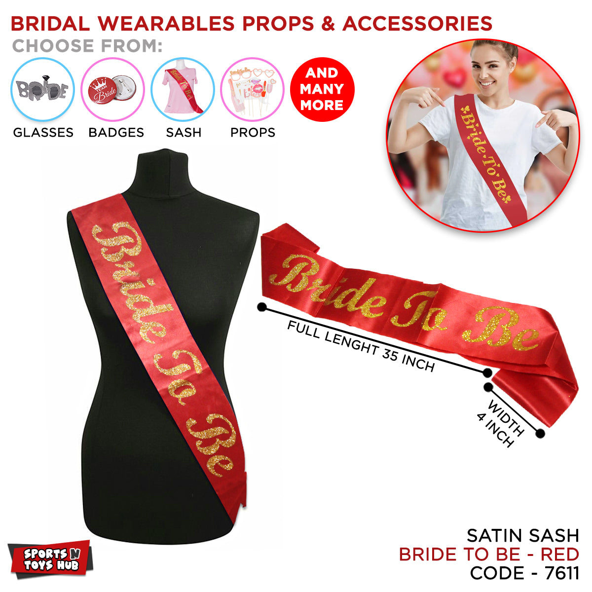 Bride To Be Sash Collection