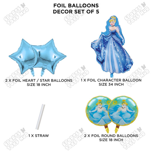 C_i_n_d_e_r_e_l_l_@ Foil Balloon Set