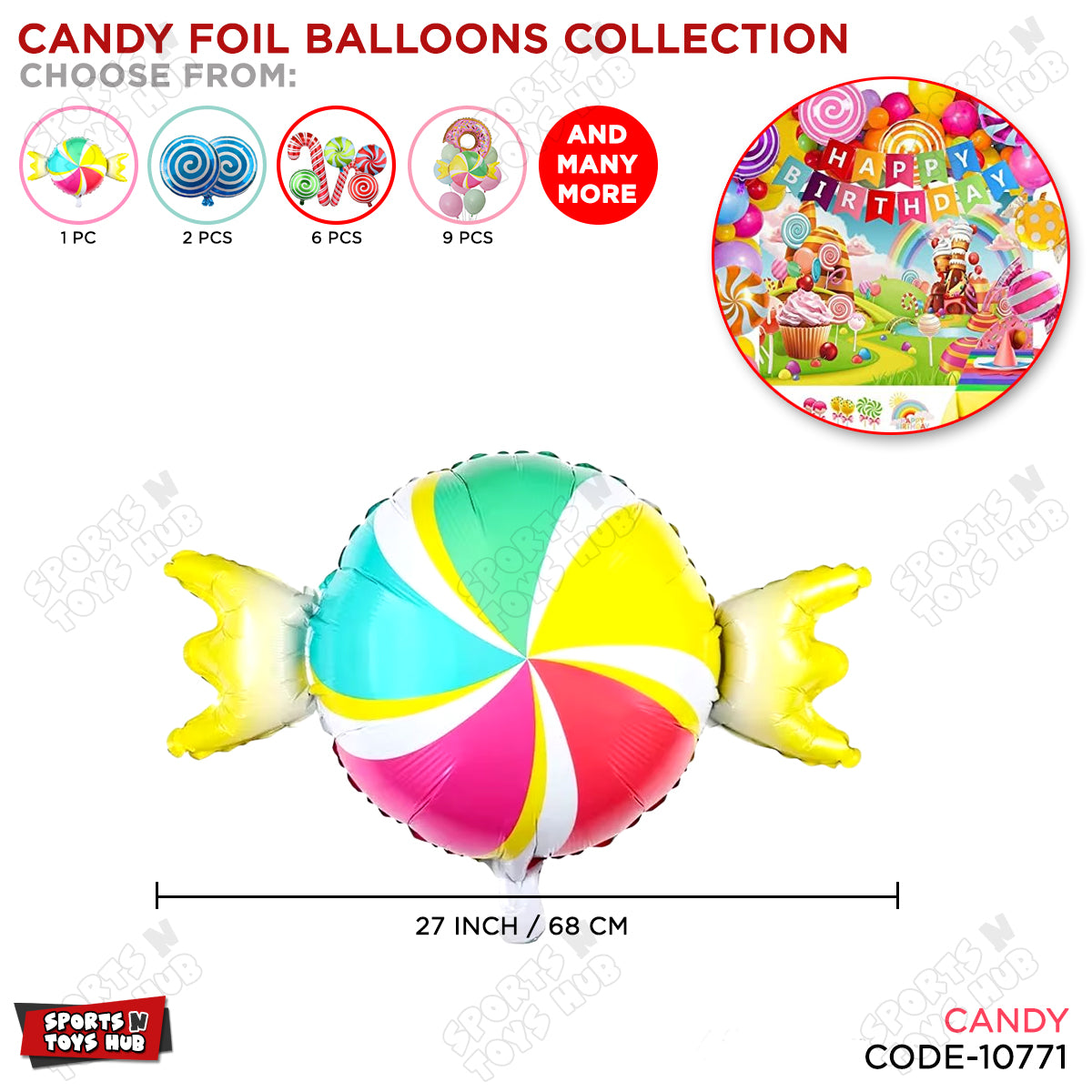 Candy Foil Balloon Collection