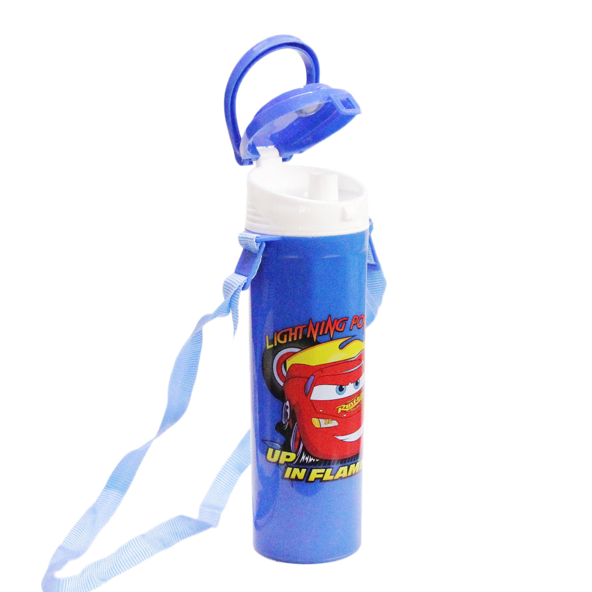 Kids Cartoon Caracter Print Water Bottles with Straps