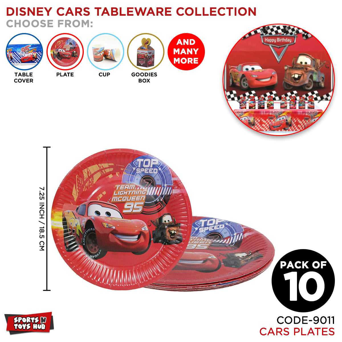 Mc-Queen Cup & Plates Collection