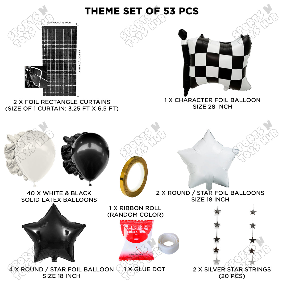 Checkered Flag Racing Theme Collection