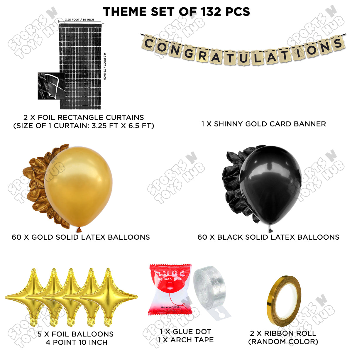 Congratulations Shinny Card Banner Theme Collection