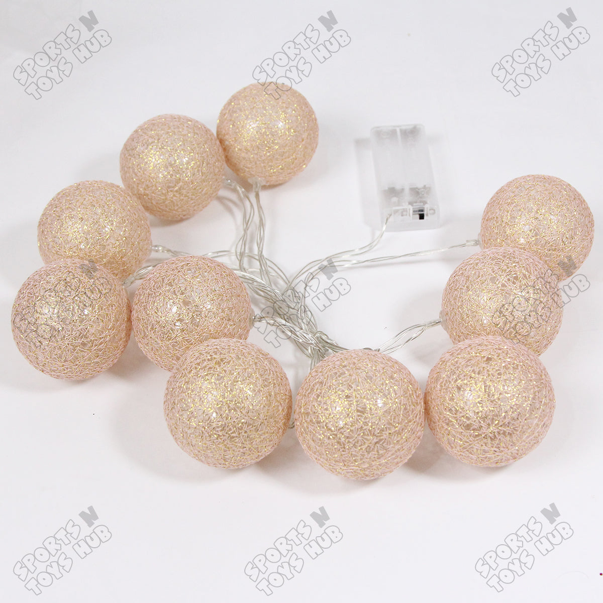 Cotton Ball Glitter LED Light Collection