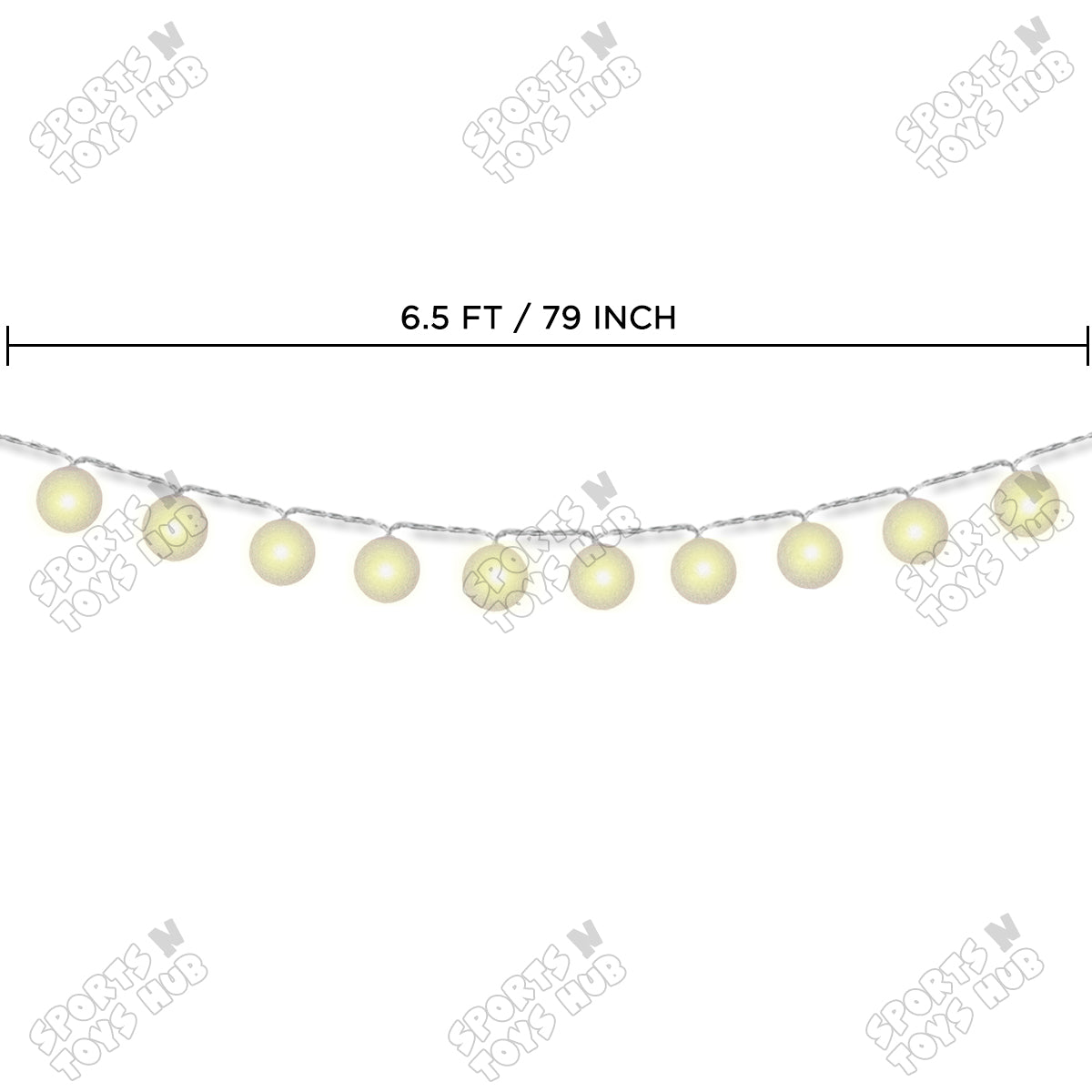 Cotton Ball Glitter LED Light Collection