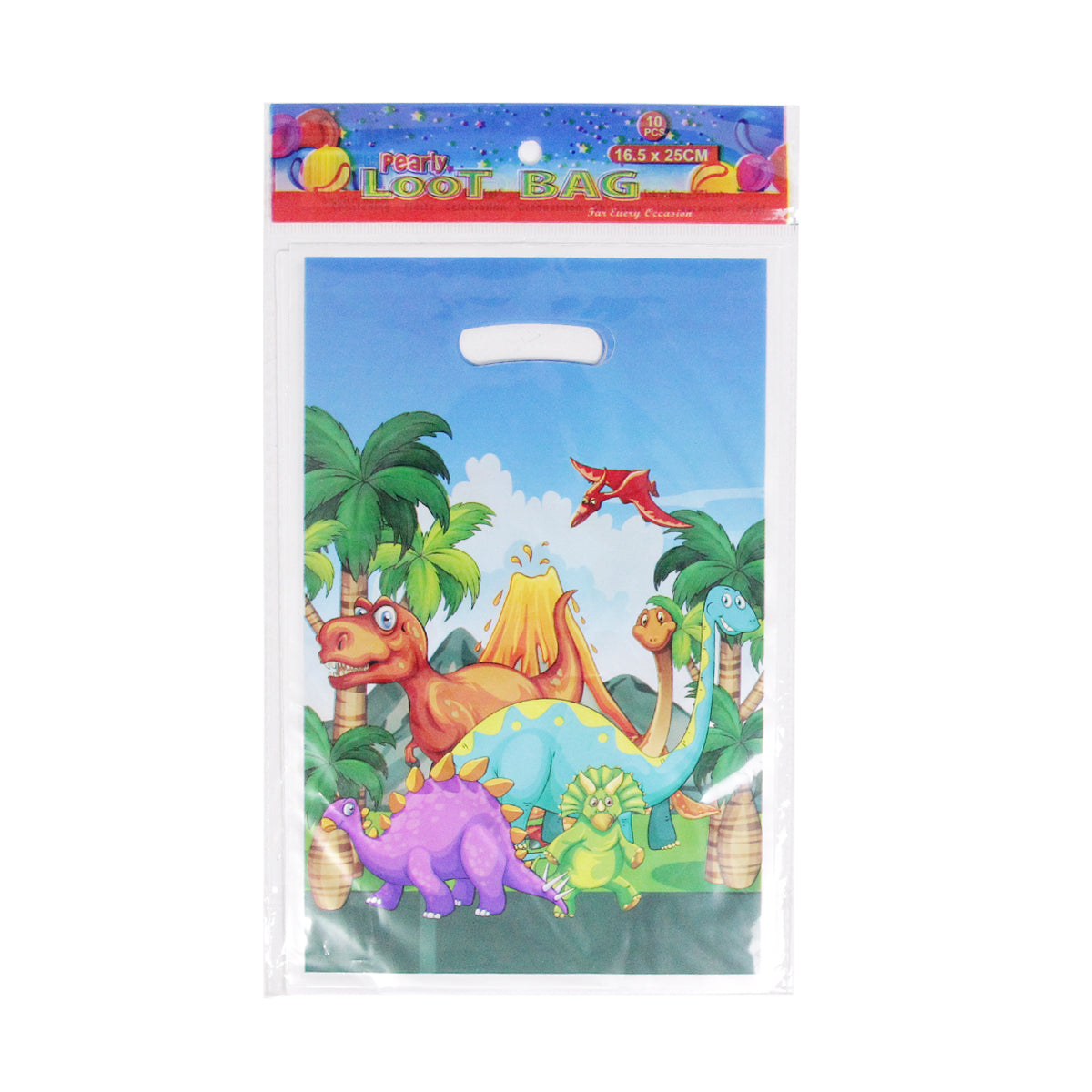 Dino Goodies Gift Bags - 10 Pcs