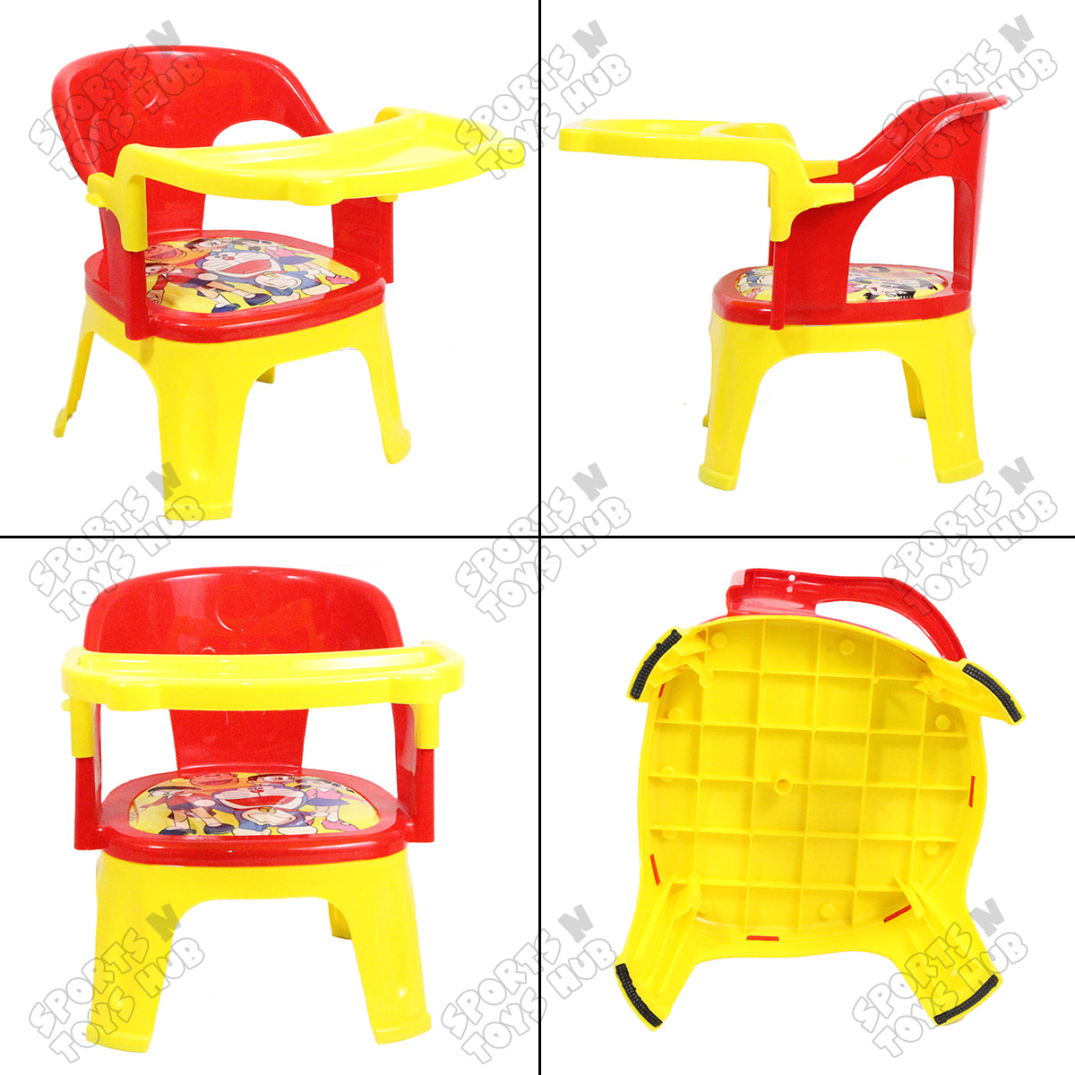 Doraemon Cartoon Printed Infant Baby Dinning Chair