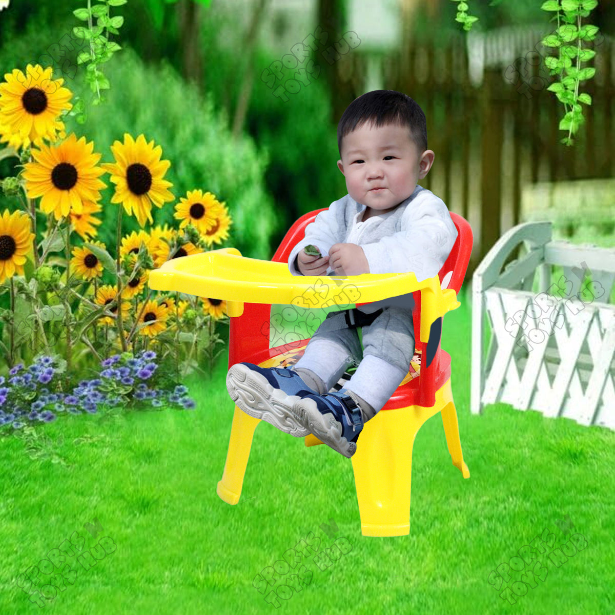 Doraemon Cartoon Printed Infant Baby Dinning Chair