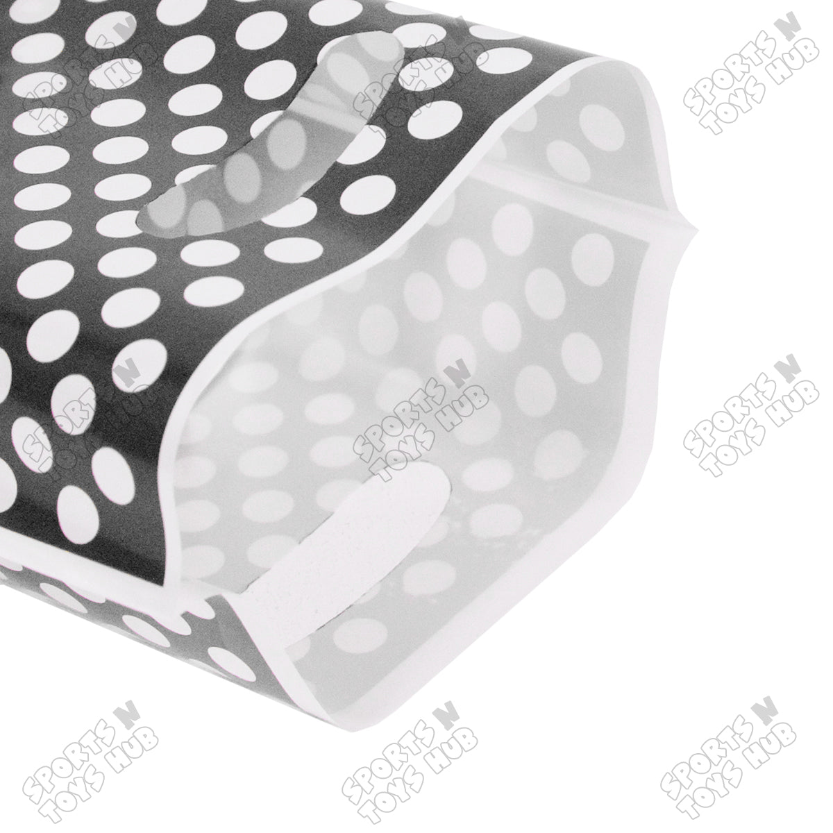 Polka Dot Goodies Gift Bags - 10 Pcs - Black