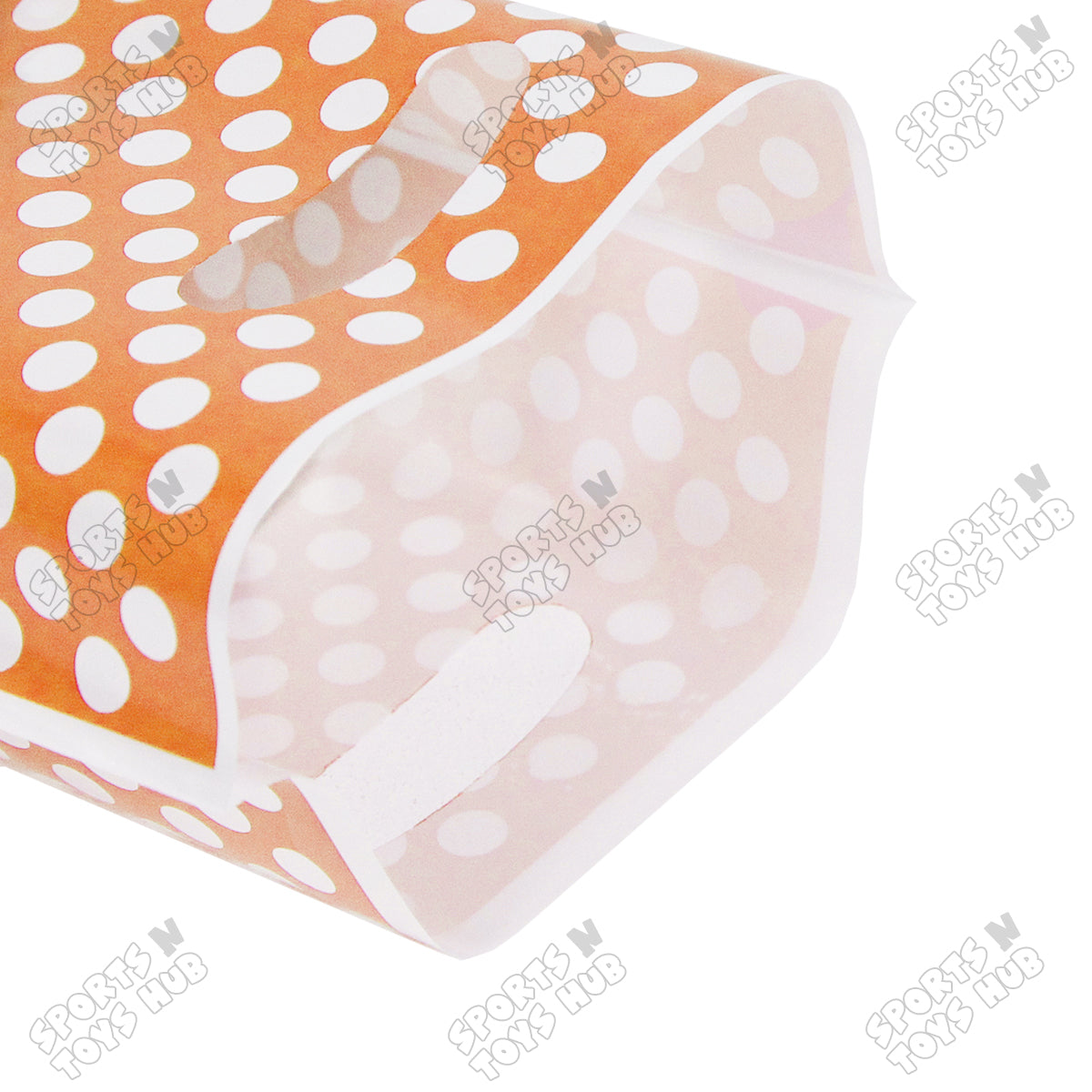 Polka Dot Goodies Gift Bags - 10 Pcs - Orange