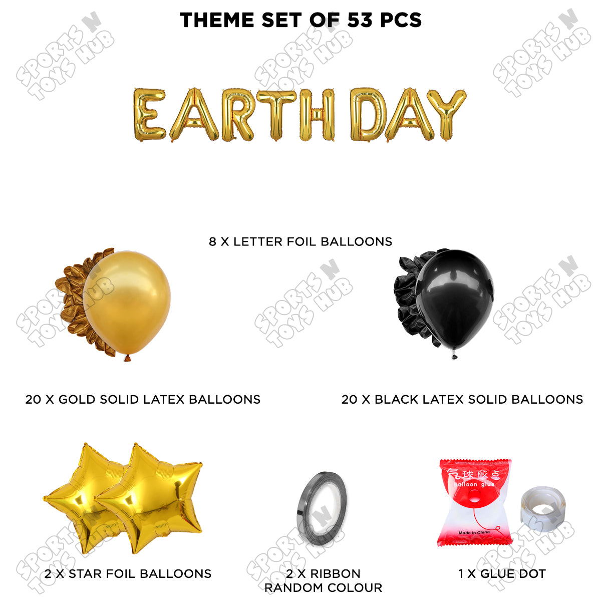 Earth Day Foil Letters Theme Collection
