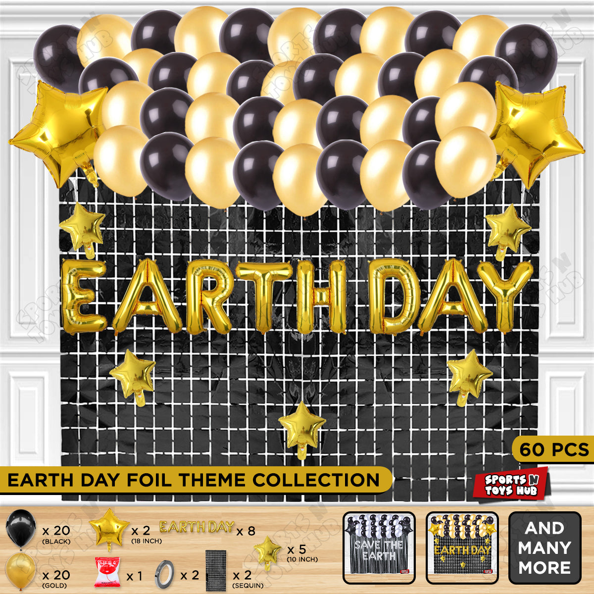 Earth Day Foil Letters Theme Collection
