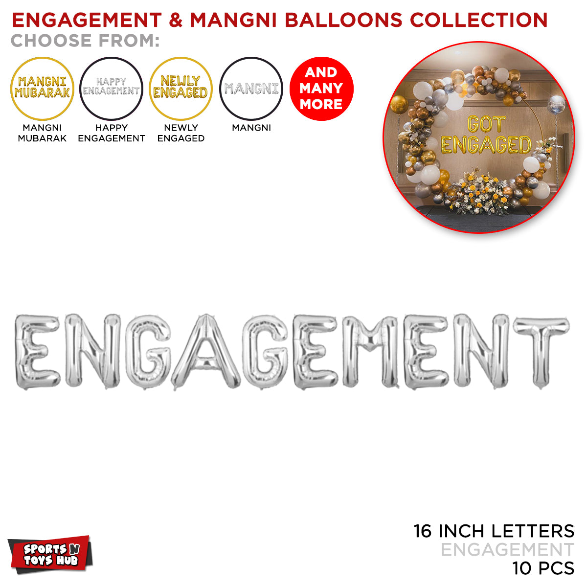Engagement Foil Letter Collection