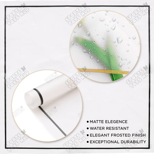 Frosted Translucent Frame Edge Bouquet Flower Sheet