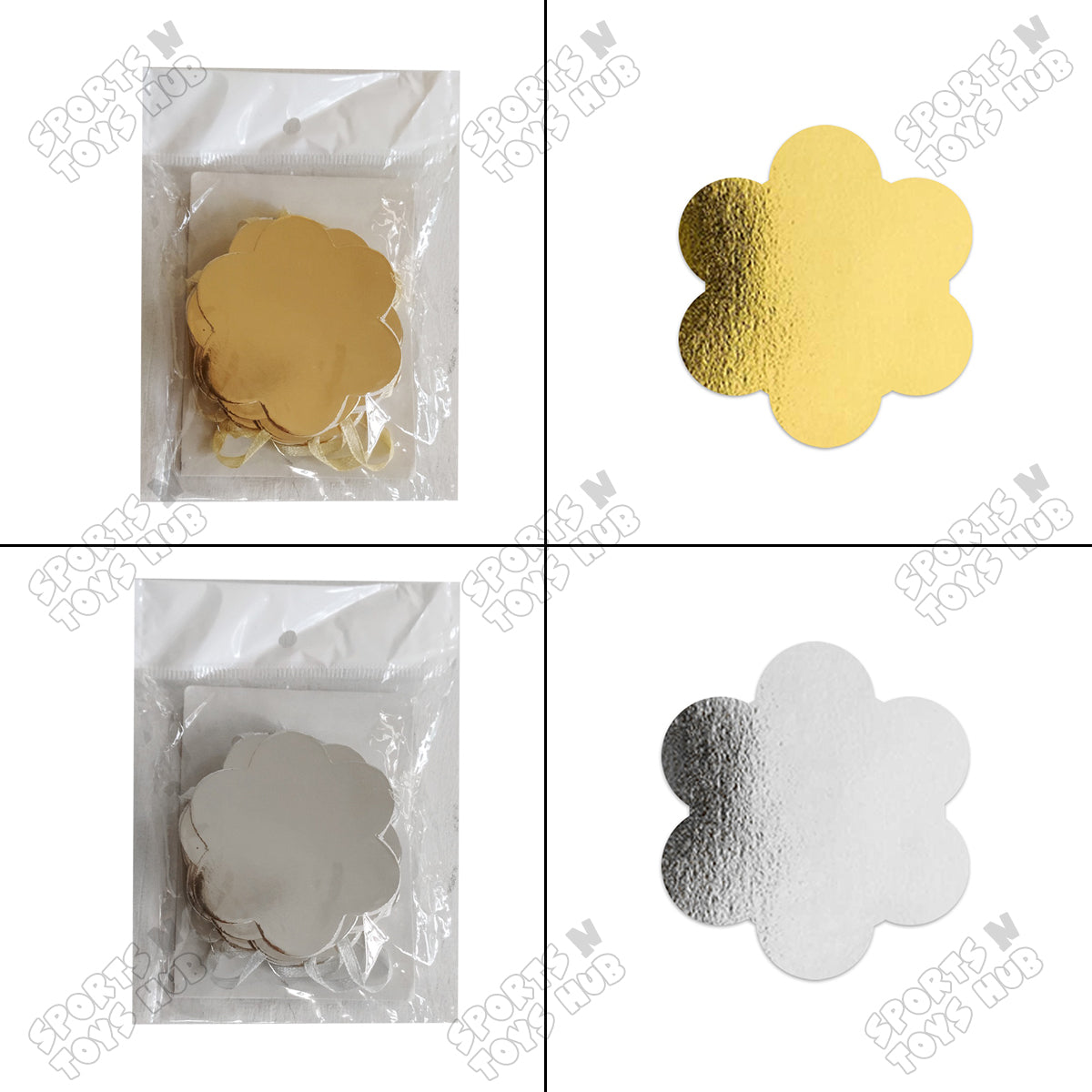 Flower Shape Hanging Strings - Pack Of 2