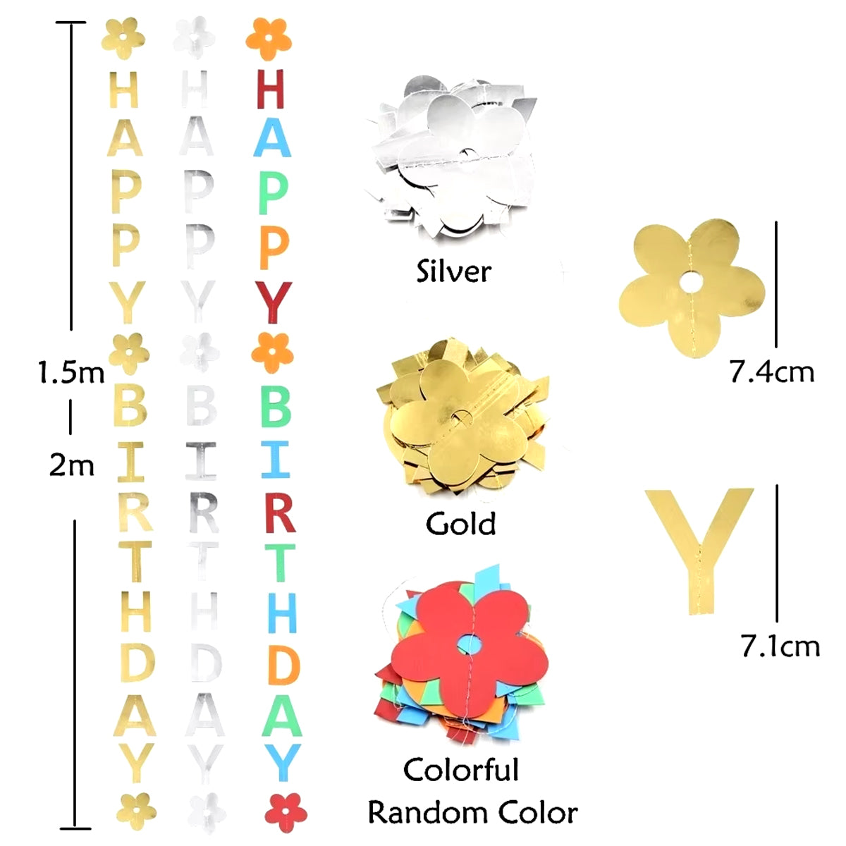 Happy Birthday Hanging Strings Collection