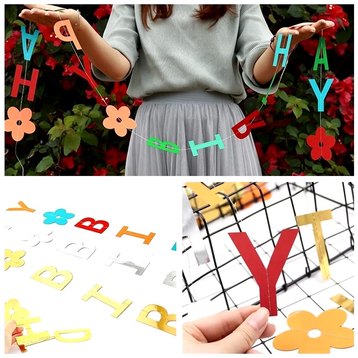 Happy Birthday Hanging Strings Collection