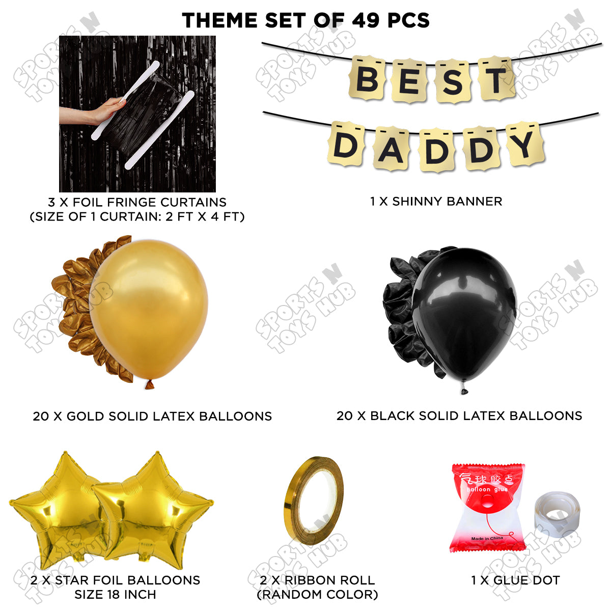 Best Daddy Shinny Gold Card Banner Theme Collection