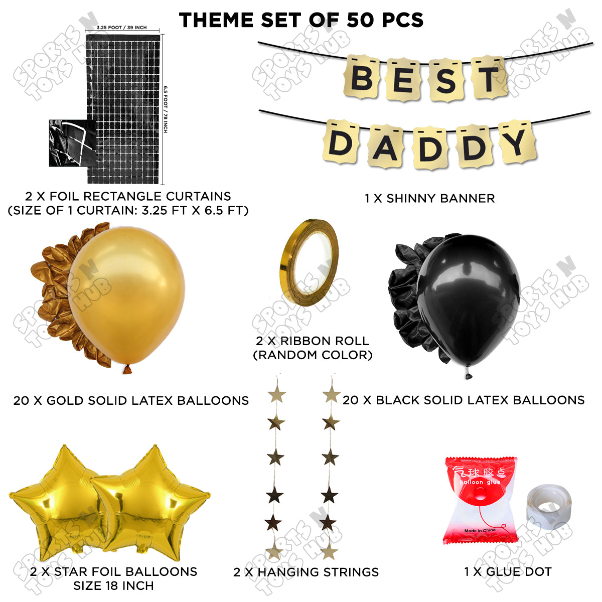 Best Daddy Shinny Gold Card Banner Theme Collection