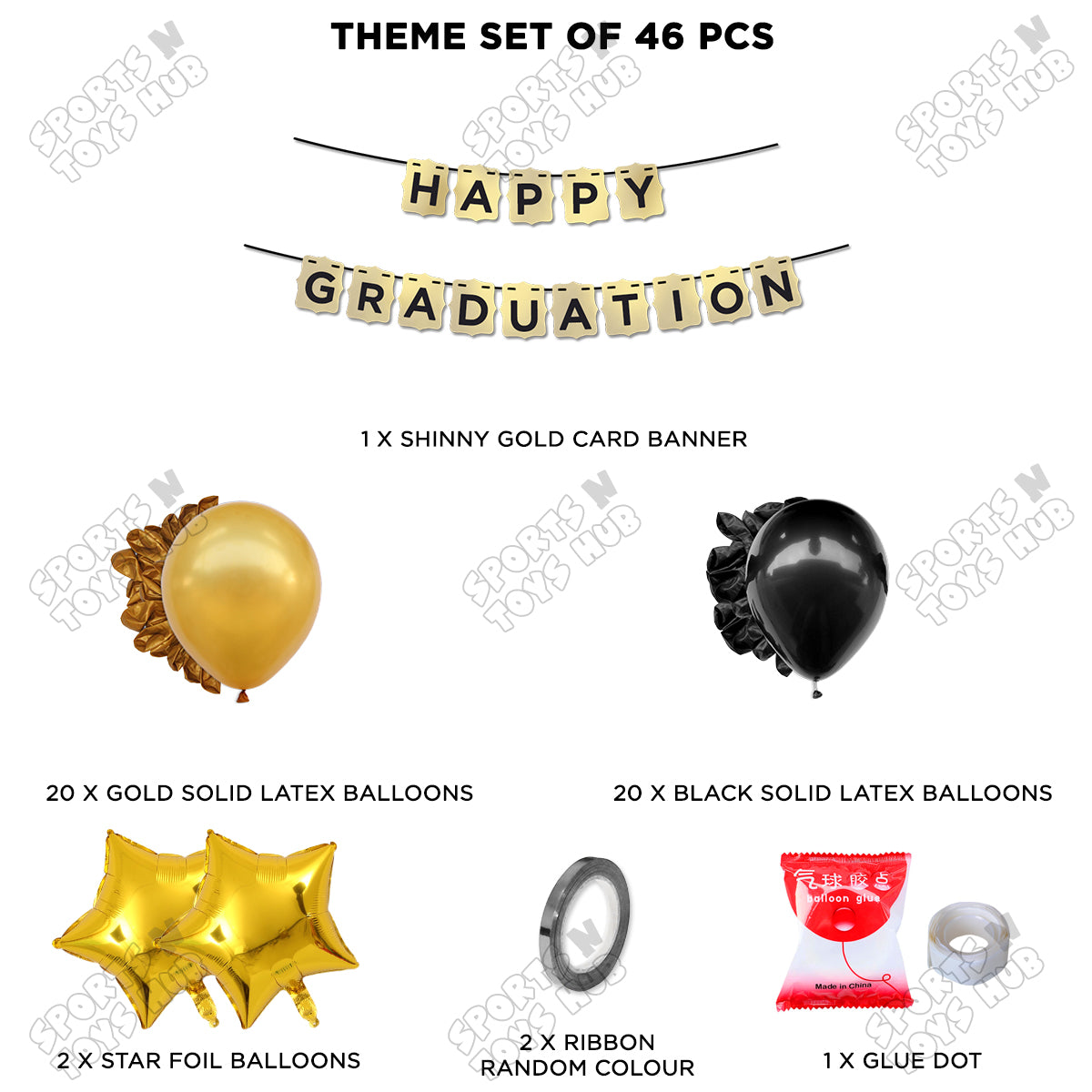 Happy Graduation Shinny Card Banner Theme Collection