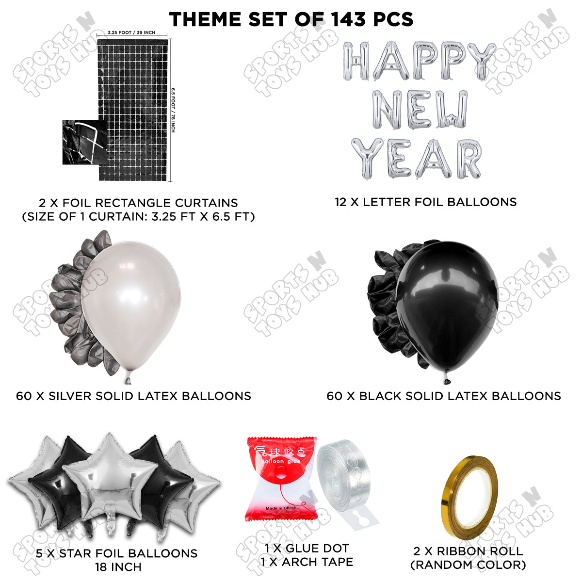 Happy New Year Letter Theme Collection