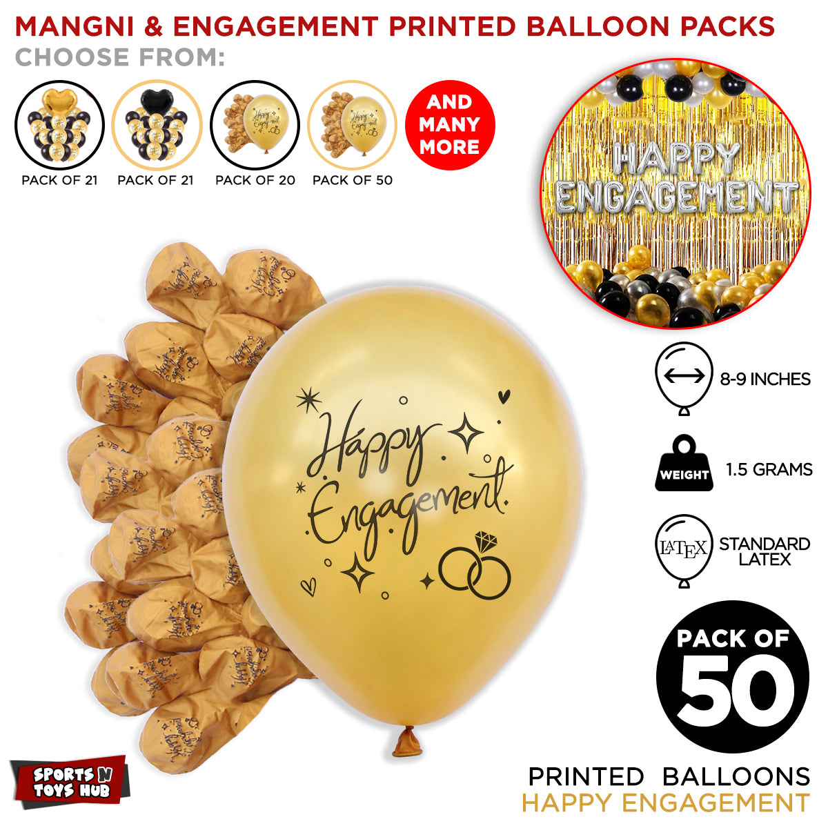 Engagement Printed Balloons Collection
