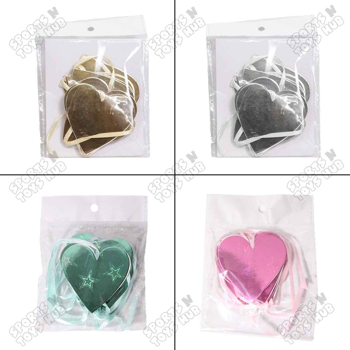 Heart Shape Hanging Strings - Pack Of 2