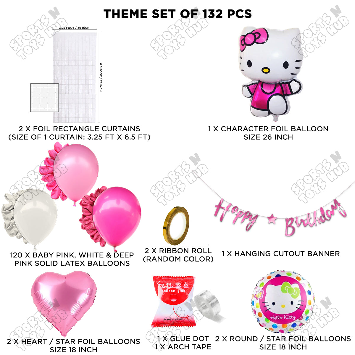 Hell0 Kitty Cursive Card Banner Arch Theme