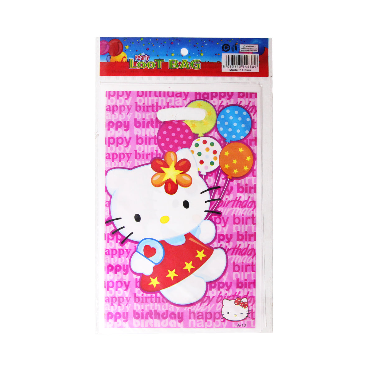 Hell0 Kitty Goodies Gift Bag Collection - 10 Pcs