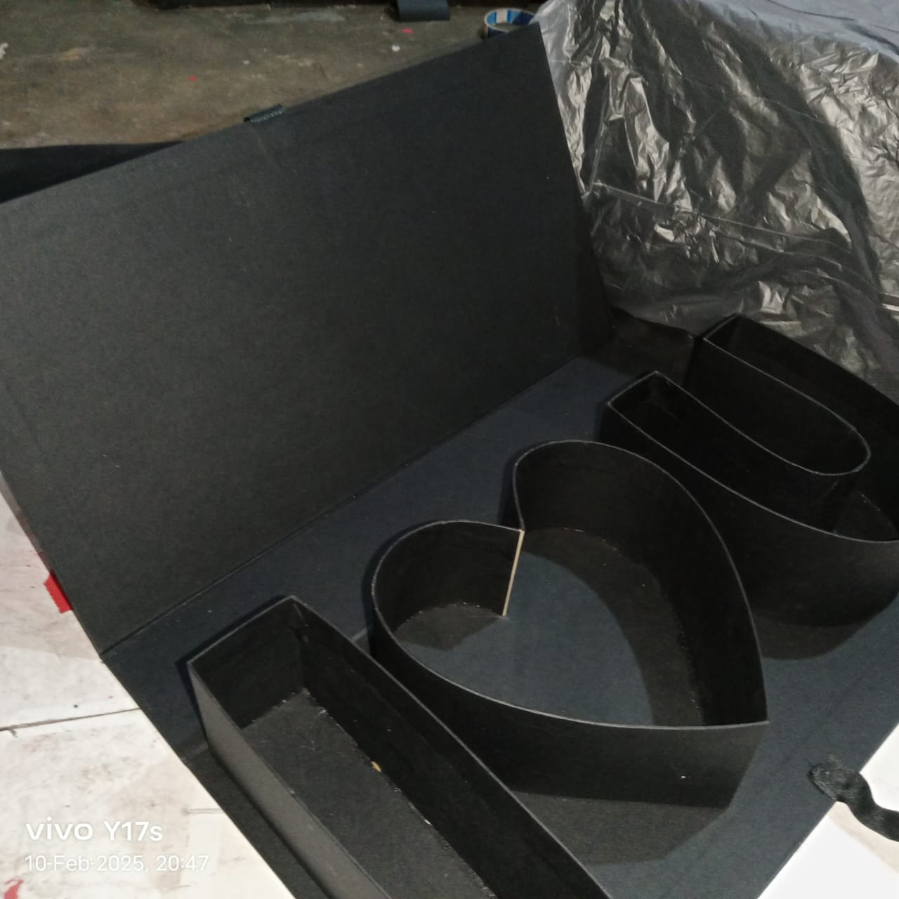 I ❤️ U Letter Shape Paper Cardboard Gift Box with Flap Lid, Fillable Chocolate Sweets Flowers Gift Box